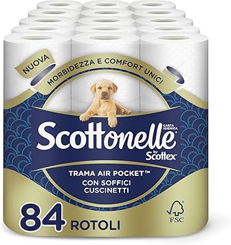 Scottonelle - Papel higiénico suave y acolchado